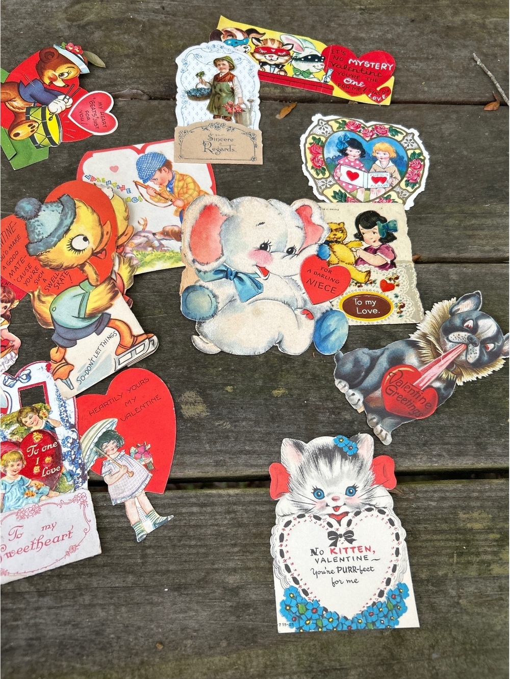Vintage Assorted Valentine Cards with Envelopes [COPY]